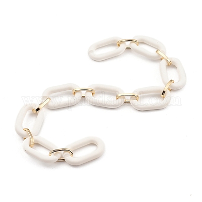 Акриловые кабельные цепи ручной работы AJEW-JB00713-05-1