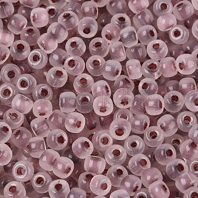 6/0 прозрачный внутри цветной стеклянный бисер SEED-N008-08C-1
