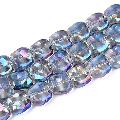 Perles en verre plaquent brin&nbsp;EGLA-S188-21-B01-1