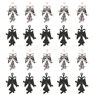 Подвески из сплава 20шт 2 цветов FIND-CA0007-54-1