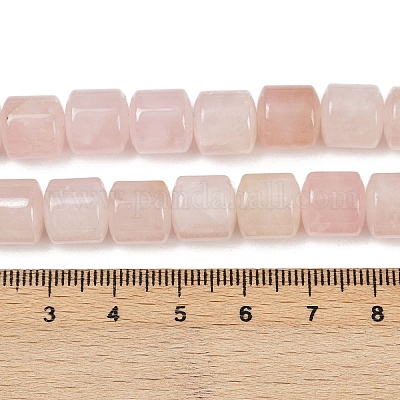 Природного розового кварца нитей бисера G-G275-D09-10x10mm-1