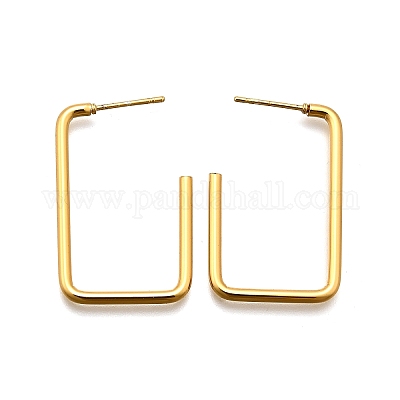 201 серьги-гвоздики из нержавеющей стали EJEW-I245-18E-1