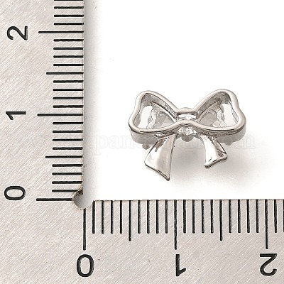 Латунные микро проложить кубического циркония бусы KK-C085-09P-1