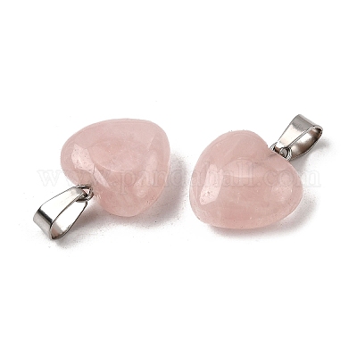 Природного розового кварца подвески G-I311-A13-1