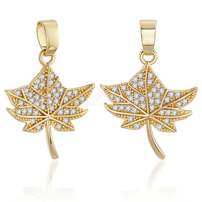 8шт латунные подвески с микропаве и кубическим цирконием FIND-BBC0004-29A-1