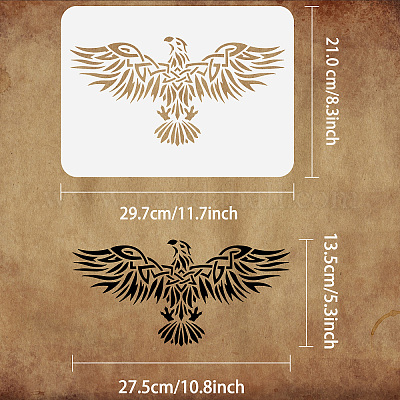 Eagle Stencil Decoration Template Plastic Eagle Drawing Painting
