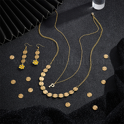 50 шт. ионное покрытие (IP) 304 нержавеющая сталь соединительные подвески STAS-UN0054-30-1