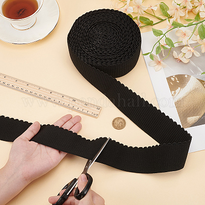 9 ярд плоского полиэстерового широкого эластичного шнура OCOR-MA0001-15A-1