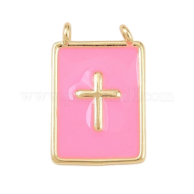 Латунь эмаль подвески KK-L251-01G-B02-1