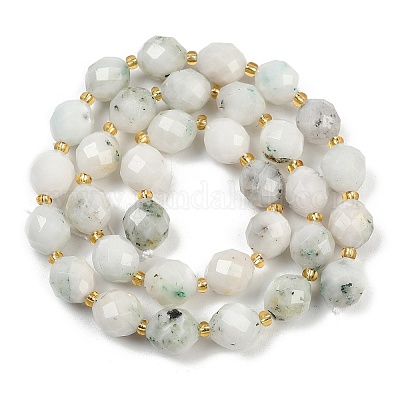 Натуральный белый опал африканские бусы пряди G-N342-149I-14-1