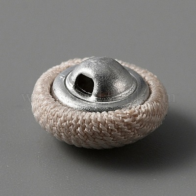 Алюминиевые кнопки с 1 отверстием DIY-WH0386-01A-1