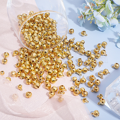 240 шт. 3 стиля латунных рождественских колокольчиков KK-CA0002-57G-1