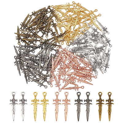 Подвески из сплава 150шт 5 цветов FIND-GL0001-30-1