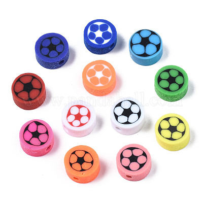 Бусины из полимерной глины  CLAY-N008-038-1