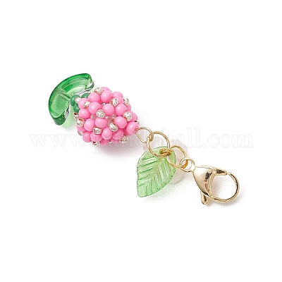 Подвеска из цветочного стекла HJEW-MZ00274-1