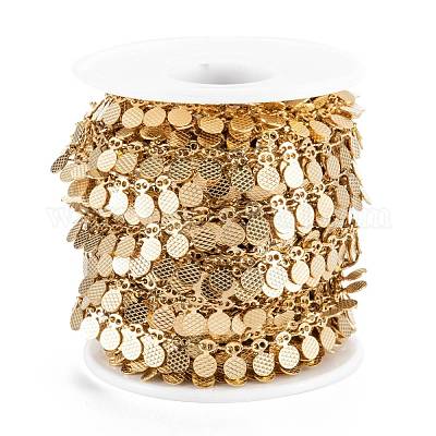 Ручная работа вакуумное покрытие pvd нержавеющая сталь 304 пластины подвески цепи CHS-M004-12G-1