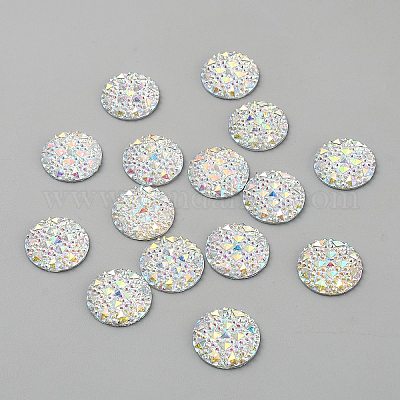 Кабошоны из смолы&nbsp;RESI-WH0038-31B-1