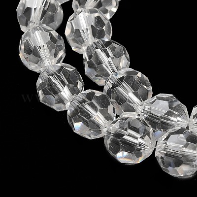Прозрачные стеклянные бусины EGLA-A035-T10mm-D19-1