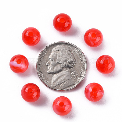 Акриловые бусины MACR-S375-001B-05-1