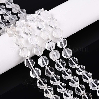 Природных кристаллов кварца бисер нитей G-P534-A23-01-1