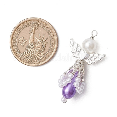 Абс пластмассовые жемчужные подвески PALLOY-JF04070-1