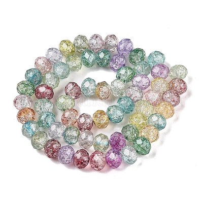 Chapelets de perles en verre transparente  &nbsp;GLAA-T023-10mm-A15-1