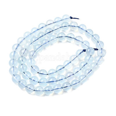Природные Аквамарин бисер нитей&nbsp;G-G344-A07-6mm-1