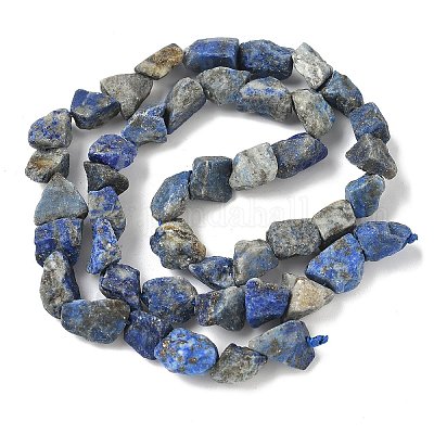 Сырой грубый натуральный лазурит бисер прядь G-M453-C08-1
