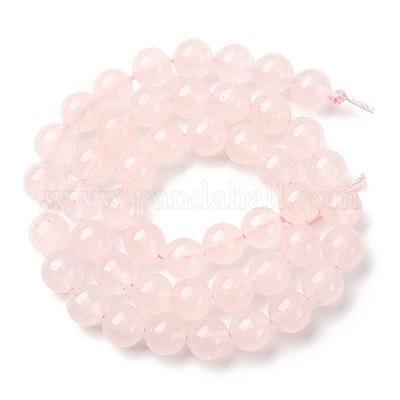 Природного розового кварца нитей бисера G-F808-C03-8mm-AA-1