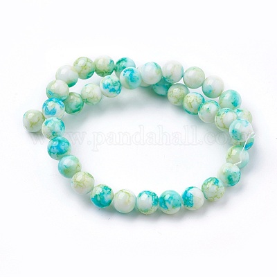 Chapelets de perles en verre&nbsp;LAMP-F014-C-10mm-1
