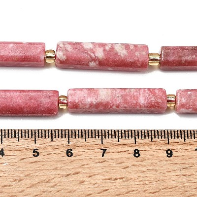 Природные родонит бисер нитей G-D353-A01-1