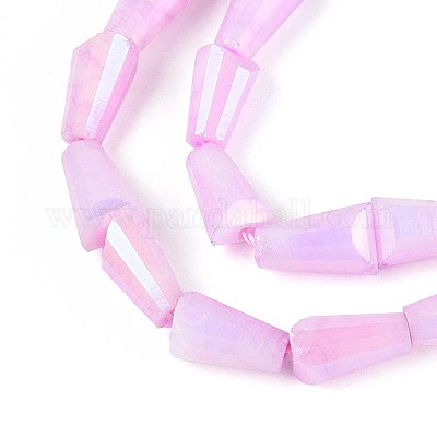 Антикоррозийные гальванические стеклянные бусины GLAA-T025-27G-1