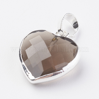 Природные дымчатый кварц подвески G-G737-14F-S-1