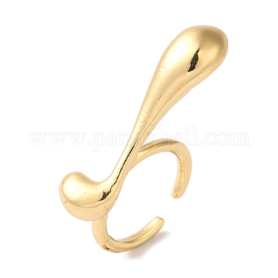 Открытые кольца-манжеты из сплава для женщин RJEW-S412-04G-05-1