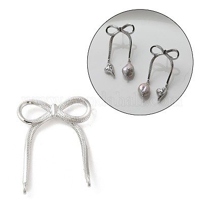 Латунные серьги-гвоздики&nbsp;KK-U061-14B-P-1