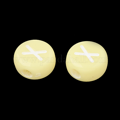 Непрозрачные акриловые бусины X-MACR-S273-11D-1