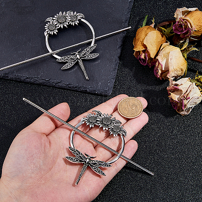 2 набор палочек для волос из сплава&nbsp;MRMJ-DC0001-11-1