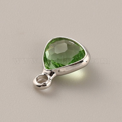 Граненые подвески стекла GLAA-WH0030-13P-08-1