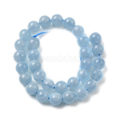 Природные Аквамарин бисер нитей G-D327-C03-6MMA-1
