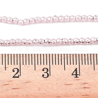 Гальванические нити из синтетических немагнитных гематитовых бусин G-A263-E01-01-1