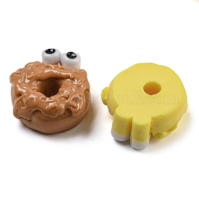 Пончик хлеб морковь непрозрачная смола декодирование кабошонов RESI-P037-02-1