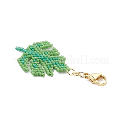 Подвесные украшения из стеклянных бусин ручной работы HJEW-MZ00358-01-1