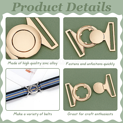 6 комплект боковых пряжек из цинкового сплава FIND-BC0013-98A-1