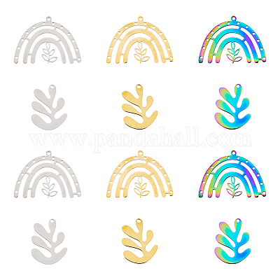 12 шт. 6 стиля подвески из нержавеющей стали 201 STAS-DC0013-86-1