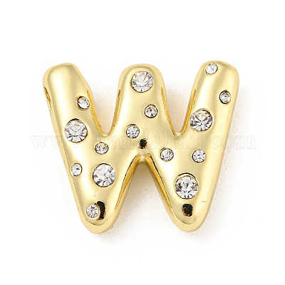 Латунные микропаве прозрачные подвески с фианитом KK-E093-04G-W-1