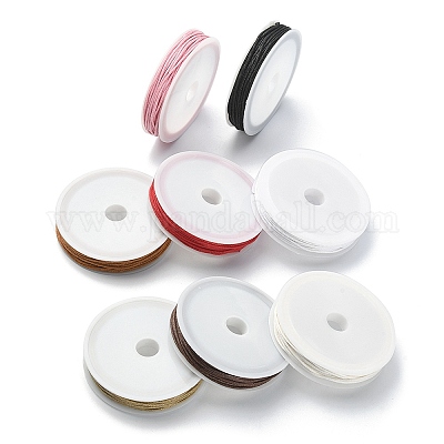 8 рулон 8 цвета вощеных хлопковых шнуров YC-YW0001-04-1