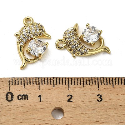 Латунные микро проложить кубического циркония подвески KK-B142-31G-1