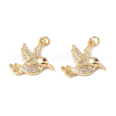 Стойки обшивки латунь микро проложить Циркон подвеску KK-G452-13G-1