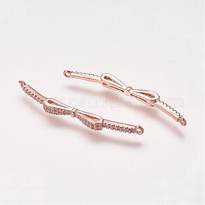 Латунные микро проложить кубических соединения циркония ZIRC-E113-11RG-1