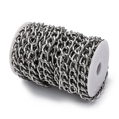 Оксидированные алюминиевые кубинские звенья цепи CHA-S002-01P-1